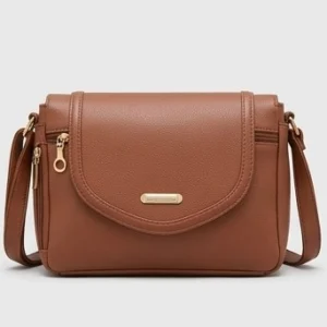 Classic Women's Brown Flap Crossbody Bag Pricing