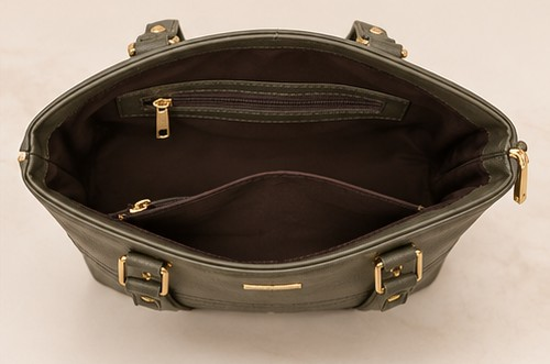 Elegant Olive Green Women's Shoulder Tote Bag Pricing - Image 5