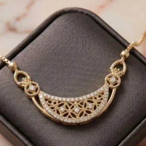 Gold-Tone Layered Chain Necklace