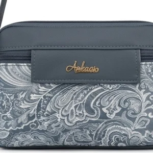 Women's Slate Grey Printed Sling Bag